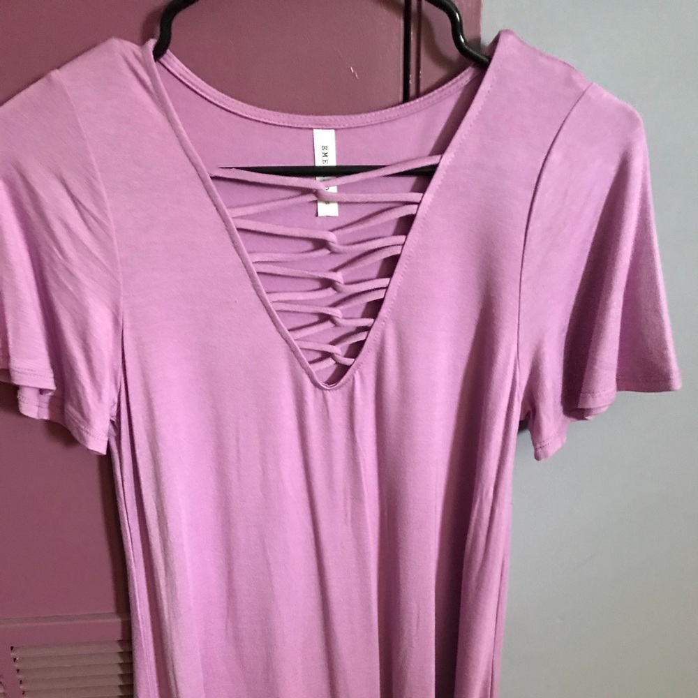 Lavender  shirt from  legg a lious